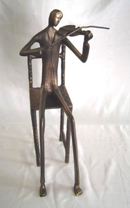 Statues en bronze antique jouant au golf Statue décorative antique jouant au football Statue décorative antique - Product Image 5