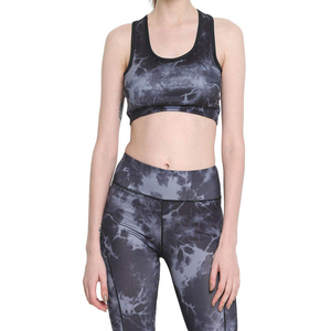 Top Deportivo de Yoga para Mujer con Estampado Tie-Dye, Espalda Cruzada, Cuello Redondo, Soporte Medio, Secado Rápido, Spandex y Poliéster - Product Image 5