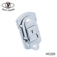 Serrure à casier en bois OEM fabriqué à taïwan, 10 pièces, mini modèle HC220, nickel plaqué, matériel simple certifié, mode spéciale
