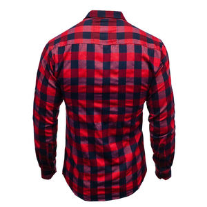 Camisas de manga larga a cuadros de talla XL para hombre de la mejor calidad, transpirables de secado rápido para invierno, Moto, bicicleta, 100% hilo de franela de algodón - Product Image 6