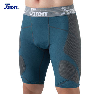 Shorts de compression en polyester pour baseball, taille élastique, taille mi-haute, longueur genou - Product Image 1