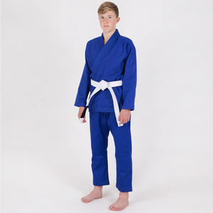 Kimono classique Jiu Jitsu Shoyo pour enfants, uniforme brésilien, coupe en rouleau, 1 pièce - Product Image 6