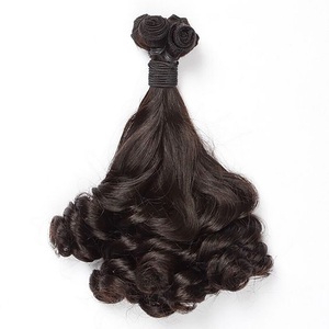 Pelo indio Virgen sin procesar, cabello humano Natural del norte de la India - Product Image 1