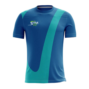 Camisetas de manga corta personalizadas para hombre, camisas transpirables de estilo de bloque, 100% poliéster, ropa informal para adultos, superventas - Product Image 3