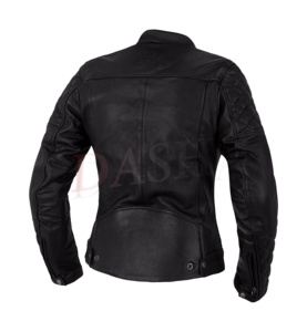 Veste de sécurité de construction approuvée CE Veste en cuir de moto en cuir de vachette de qualité supérieure avec fermeture éclair Caractéristiques grande taille - Product Image 2