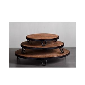 Prix de gros d'usine présentoir à gâteau en bois pour mariage et fête présentoir à cupcake organisateur de snack - Product Image 2