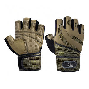 Guantes de fitness Gimnasio Transpirable Cross Fitness Entrenamiento Ejercicio Antideslizante Levantamiento de pesas Guantes de entrenamiento Transpirable Medio dedo - Product Image 1