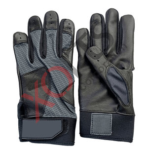 2024 nueva llegada guantes de bateo de béisbol cuero ambidiestro duradero ligero diseños personalizados al por mayor precio barato OEM - Product Image 4