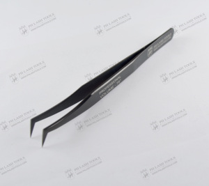 Pincettes professionnelles 75 degrés pour Extension de cils, pinces à épiler, Type L, pour étiquette privée, pincettes pour Volume et Isolation - Product Image 3