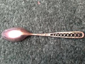 Cuillère de service en fonte d'aluminium avec finition or rose, lot de 4 pièces, parfaite pour les événements de mariage de haute qualité, couverts de table - Product Image 3