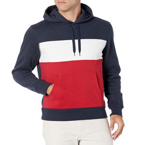Sudadera con Capucha 100% Algodón con Forro Polar para Hombre, Mangas Largas, Transpirable, Sostenible, Antiencogimiento, Ecológica, Color Rojo Sólido, Talla Grande, Corte Regular - Product Image 4