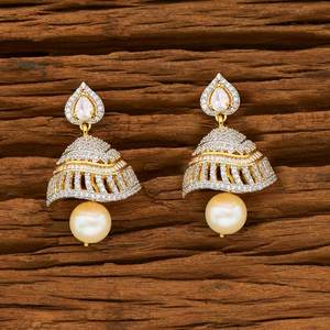 Cz แฟนซี Jhumki ต่างหู-54837 - Product Image 1
