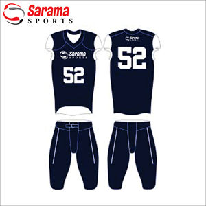 Fútbol americano Unifordm 2022 nuevo estilo personalizado fútbol americano Jersey de secado rápido sublimado, - Product Image 1