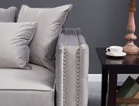 Juego de Sofás Chesterfield de Madera Maciza de Alta Calidad con Almacenamiento y Sofá Cama, Diseño Moderno, Tamaño Personalizado para Uso en Hoteles