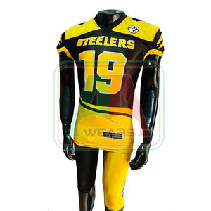 2026 personalizado fútbol americano Jersey práctica pantalones conjuntos último diseño sublimación jóvenes desgaste uniformes de talla grande venta para hombres - Product Image 1