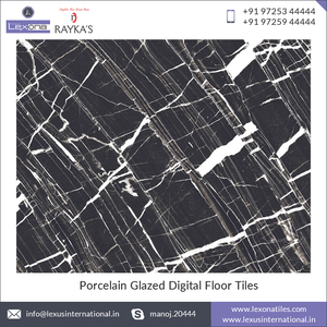 กระเบื้องปูพื้นดิจิตอลเคลือบ600X600mm พอร์ซเลนขัดเงาดีไซน์ทันสมัยหลากหลายพื้นผิวเป็นของแข็ง - Product Image 2