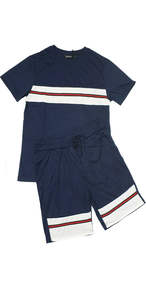 Conjunto de ropa de verano para hombre, camiseta de manga corta y pantalones cortos, 2 piezas - Product Image 4