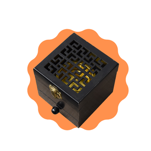 Quemador de incienso de madera de agar hecho a mano, quemador Bakhoor de sándalo único de tendencia, venta al por mayor, quemador de incienso más nuevo - Product Image 1