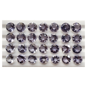 ไอโอไลต์ธรรมชาติเจียระไนแบบเหลี่ยมเพชรพลอย1.75มม. อัญมณีหลวมเจียระไนคุณภาพสูง | iolite ธรรมชาติ | - Product Image 3