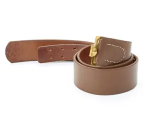 OEM Quality 100% Copper Buckle Men's Customs Requirement 100% Genuine Leather German Belts