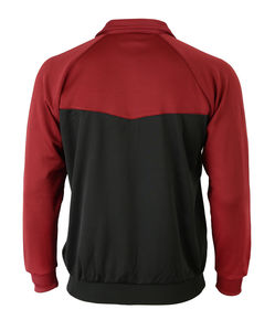 Logotipo personalizado 2 piezas en blanco Jogging entrenamiento usar chaquetas ropa deportiva conjunto de chaqueta trajes para hombres 100% traje de poliéster - Product Image 4