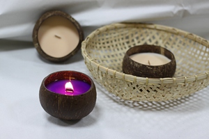 เทียนมะพร้าวลาเวนเดอร์เวียดนาม - Product Image 2