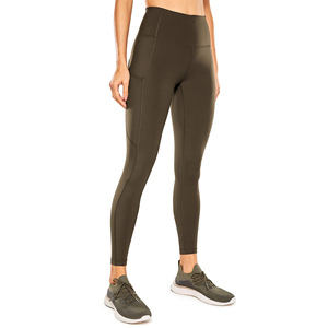 Vêtements de sport de haute qualité pour femmes, pantalons d'entraînement sans couture, leggings à revers - Product Image 3