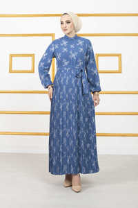 Nouvelle saison robes modestes islamiques pour femmes Abaya caftan tunique Kimono Hijab en soie ethnique dubaï arabe mode musulmane qualité turque - Product Image 6