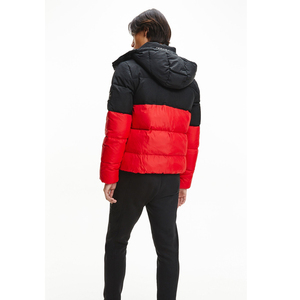 Casual High Quality Outdoor <b>Quilted</b> Men's Winter Bomber <b>Jacket</b> with Hood Custom Colors & <b>Patterns</b> Waterproof & Breathable - Product Image 3