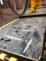 Dalles de granit Bianca en labradorite en gros, dalles de granit blanc de Madagascar bleu glacé pour les murs et les sols