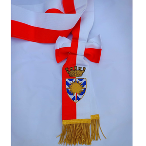 Best Quality Cotton <b>Braided</b> Decorative Uniform Shoulder Sash with Golden Fringe Ceremonial Style <b>Accessory</b> - Product Image 2