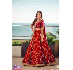 Attractive Georgette Embroidery Sequence Work Lehenga Choli with Dupatta Wholesale Price Manufacturing Ethnic Garment Garment - Product Image 1