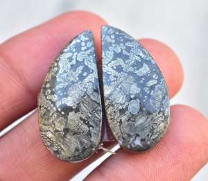 Par combinado de pendientes de oro Apache, al por mayor, marcasita, Gema Natural, pirita de alta calidad - Product Image 5