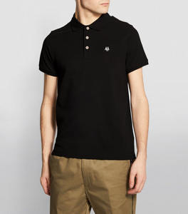 Camiseta profesional OEM para hombre, diseño de logotipo personalizado, polo de golf de algodón liso, se acepta PayPal, venta al por mayor - Product Image 2