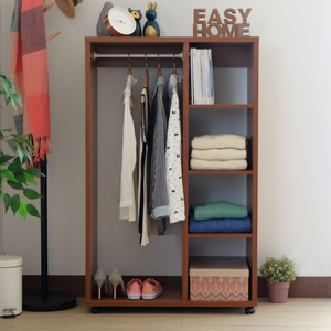 Nordic style bedroom wooden closet - Product Image 2