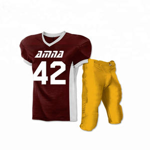 Uniforme de fútbol americano de poliéster hecho para jóvenes, ropa deportiva de buena calidad - Product Image 3