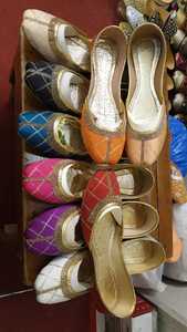 Zapatos Khussa hechos a mano para mujeres y niñas, calzado elegante plano y ligero para verano primavera, alta calidad para uso en interiores - Product Image 2