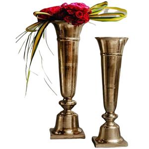 <b>Set</b> Of Three Metal Flower <b>Vase</b> High Quality Handmade Designer Flower Pot Classic Stylish Wholesale Designer Flower <b>Vase</b> - Product Image 2