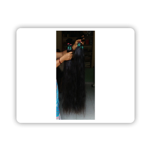 Cheveux indiens vierges et soyeux, soyeux lisses, vente en gros, 100% - Product Image 1