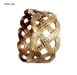 Anillos de Servilleta de Diseño, Hechos a Mano, para Mesa de Comedor, Anillos de Servilleta de Metal con Perlas, Anillos de Servilleta para Bodas y Fiestas - Product Image 4