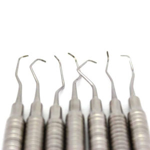Kit orthodontique de 7 types de boucles dentaires, en acier inoxydable, avec poignée creuse, CE ISO - Product Image 1