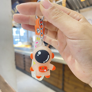 Llavero de Goma Suave de PVC con Diseño de Astronauta Espacial y Cohete, Correa de Muñeca Creativa, Lindo Anillo para Llaves, Regalos para Hombres, Niñas y Niños - Product Image 4