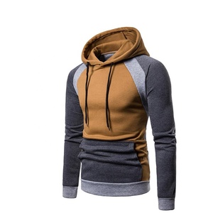 เสื้อกันหนาวมีฮู้ดสำหรับผู้ชายเสื้อกีฬาแบบสวมหัวมีฮู้ดผ้าถักกันยับ - Product Image 5