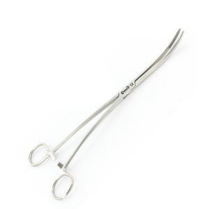 OFERTA ESPECIAL: Pinzas Uterinas GORAYA GERMAN Bozeman de 10'' Rectas de Acero, Instrumentos Quirúrgicos Manuales de Grado Económico, Aprobadas por CE e ISO - Product Image 1