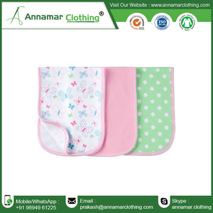 Custom Design Cotton Baby Bibs Muslin Washable Anti-Bacterial Eco-Friendly Disposable - Product Image 4