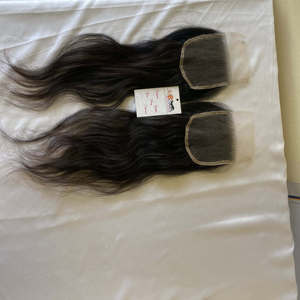 Venta al por mayor de fábrica: Extensiones de cabello humano virgen 100% con cierre de encaje HD 4x4, 5x5, 6x6. Proveedores de extensiones de cabello humano con cierre de encaje HD. - Product Image 1