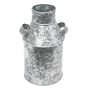 Bidon de lait abordable seau galvanisé taille personnalisée jardinière décorative faite à la main conteneur de lait en gros support le plus vendu - Product Image 1