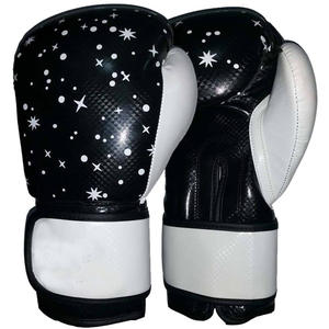 นวมชกมวยหนังแท้หรือ Pu/muay Thai Kick มวย MMA สไตล์ต่อสู้ถุงมือ - Product Image 1
