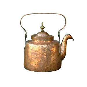 Antique design <b>copper</b> tea coffee kettle greatest quality customized size shape kettle for wholesale supplier - Product Image 1