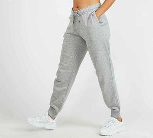 Pantalones de chándal informales de secado rápido para mujer hechos a medida al mejor precio, pantalones transpirables con cordón de estilo frontal plano de Color sólido - Product Image 4